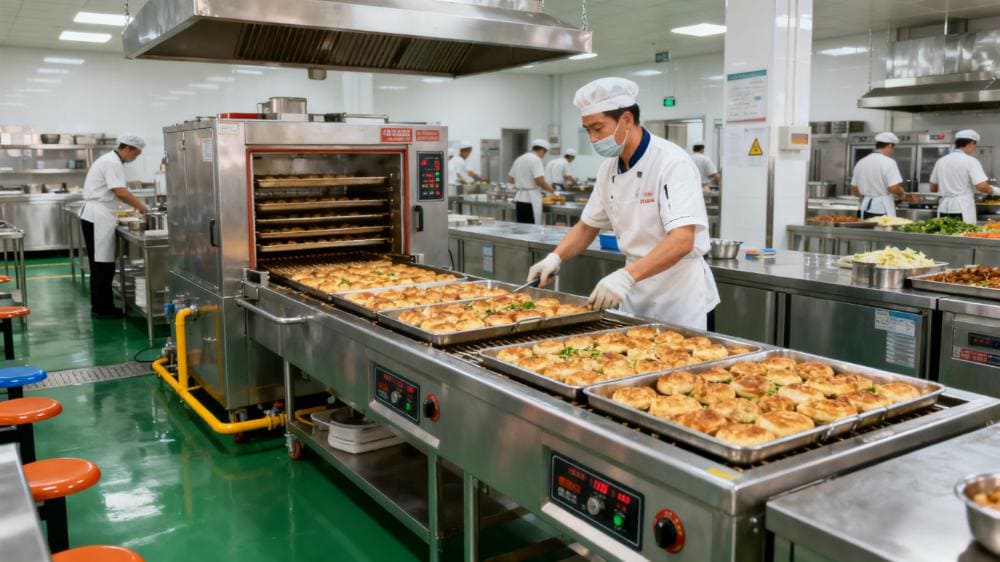 Commercial reciprocating electric griddle 05