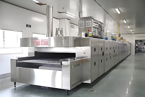 Commercial natural slate tunnel oven 01