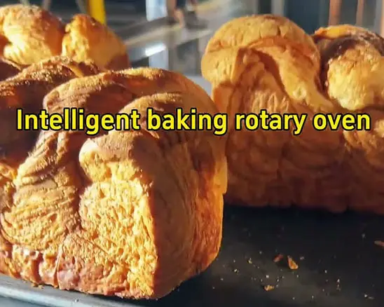 the new Eco-stone rotary oven used in bakery，food factory